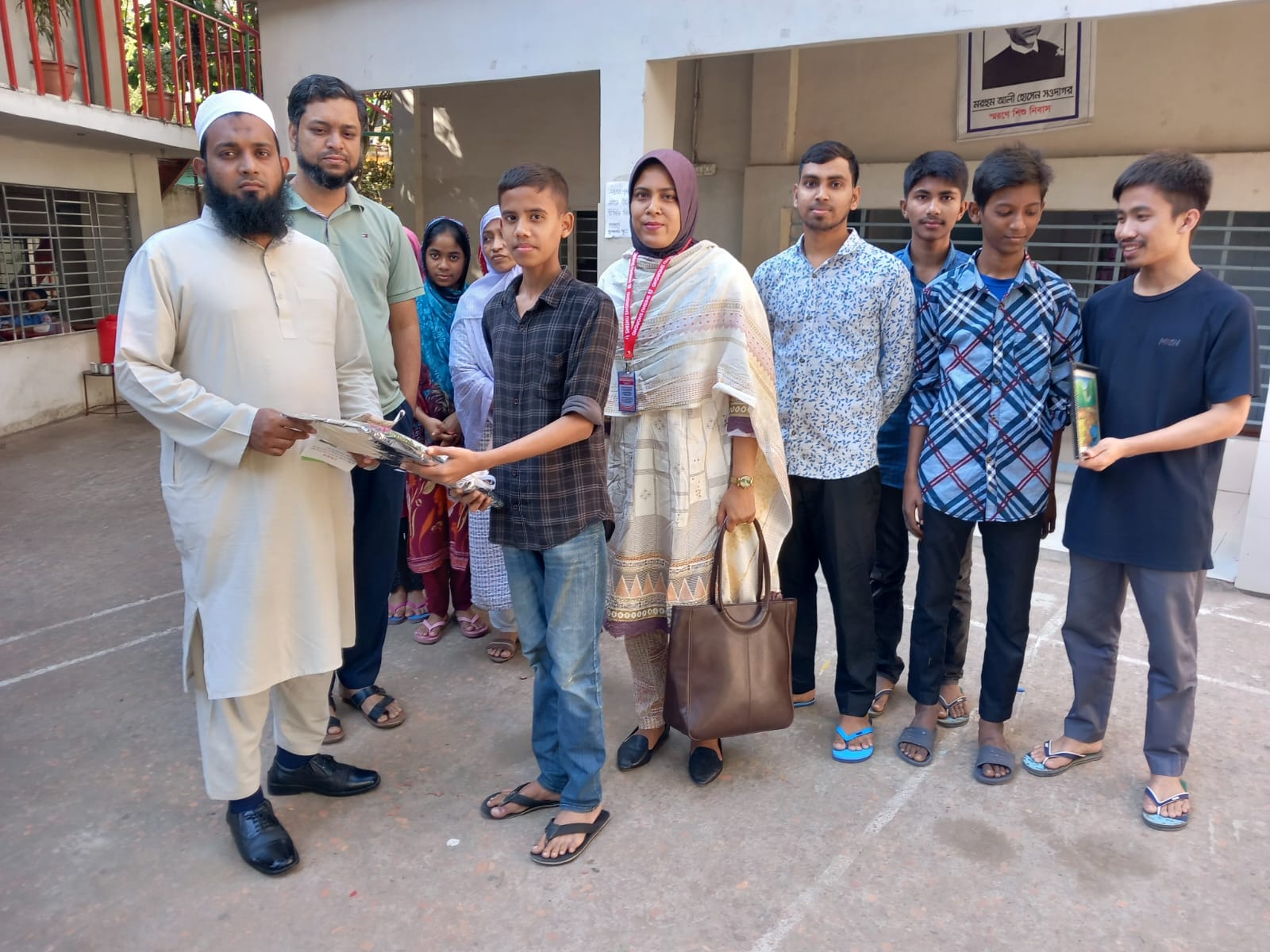Assistant Commissioner of Chattorgam DC office Mohammad Al Amin visited Shishu Shorgho1